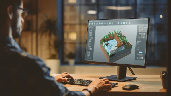 Stylized digital environment inspired by futuristic game visuals